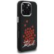 4. Karl Lagerfeld Silicone Heart Sign Logo MagSafe Case for iPhone 16 Pro - Black