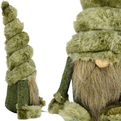 4. DECORATIVE SANTA GNOME 26 CM MICA – GREEN