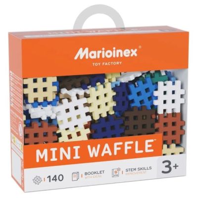 2. Marioinex Mini Waffle Building Blocks Set 3, 140 pieces