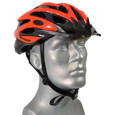 8. DUNLOP MTB RED RS ADJUSTABLE CYCLING HELMET (53-55CM)