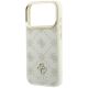 6. Guess Peony 4G Small Logo MagSafe case for iPhone 17 Pro / 18 Pro - beige