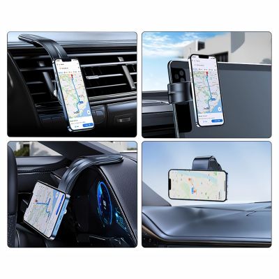 7. Wozinsky WCZ2Y2S Magnetic Car Holder with 15W MagSafe Inductive Charger for Car Cockpit - Black