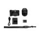 2. Canon camera with 24.2 megapixels, image stabilizer, Wi-Fi, user manual, CMOS sensor, ISO sensitivity (max.) 32000, black