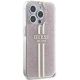 4. Guess IML 4G Gold Stripe case for iPhone 15 Pro - pink