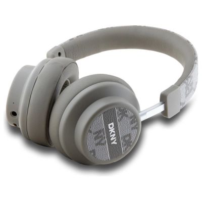 2. DKNY Bluetooth On-Ear Headphones DKBHM2PCSHLE Beige/Beige Checkered Pattern
