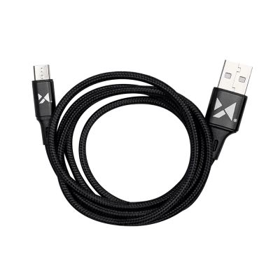 4. Wozinsky cable USB - microUSB 2,4A 1m black (WUC-M1B)