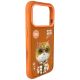 4. Nimmy Cool&Cute 2.0 Cat Case for iPhone 17 Pro - Orange