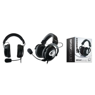 4. QPAD QH-91 Wired Headband Gaming Headset Black