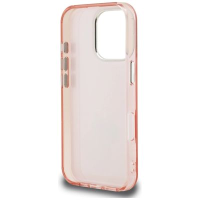 7. Karl Lagerfeld IML Aquarelle Choupette & Logo iPhone 16 Pro Case - Pink