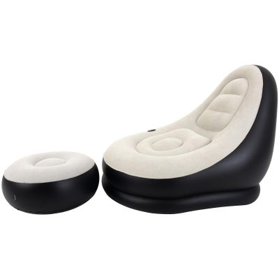 38. DELUXE INFLATABLE CHAIR WITH FOOTREST 125x100x85CM 22321