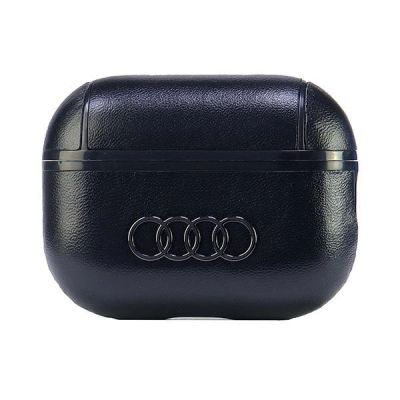 Audi Leather Big Logo AirPods Pro 2 cover black/black AU-APP2-GT/D3-BK
