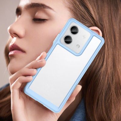 7. Outer Space Case with gel frame for Xiaomi Redmi Note 13 Pro - blue