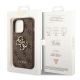 8. Guess GUHCP14X4GMGBR iPhone 14 Pro Max 6,7" brązowy/brown hardcase 4G Big Metal Logo