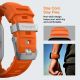 15. Spigen WBS2 Strap for Apple Watch 44 / 45 / 46 / 49 mm - Orange
