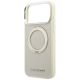 6. Karl Lagerfeld Ring Stand 360 Saffiano Classic Logo MagSafe Case for iPhone 18 Pro Max / 17 Pro Max - Beige