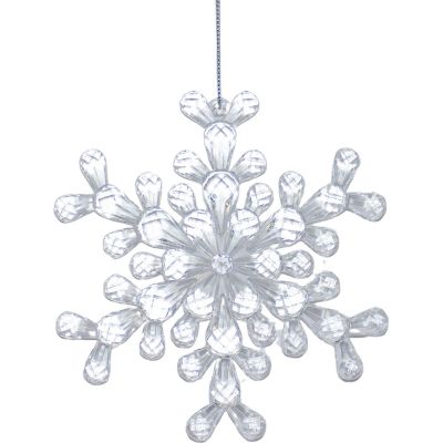 7. SNOWFLAKE HANGING DECORATION 12x12 CM PATTERN 2