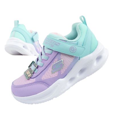 Skechers S Lights-Sola Glow Jr 303714L/TQLV shoes