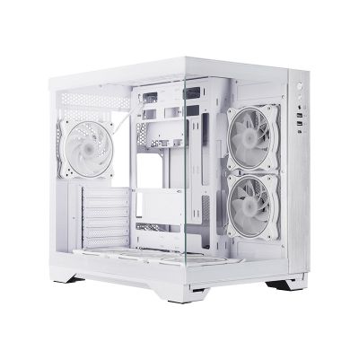 2. Chieftec GM-30W-TG-OP Computer Security & Holder Cube White