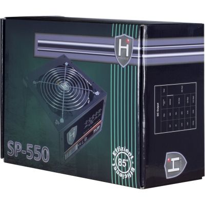4. Inter-Tech HIPOWER SP-550 Power Supply Module 550 W 20+4 pin ATX ATX Black