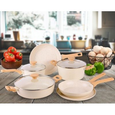 2. Westinghouse WCCS205909A aluminum cookware set, 9 pieces