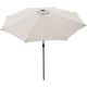 11. GARDEN UMBRELLA WITH LED LIGHTING 300 CM BEIGE
