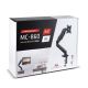 5. Maclean MC-860 desk mount for monitors (desktop; 13" - 27"; max. 8kg)