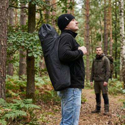 23. FOLDABLE TOURIST SET 3IN1 TABLE AND 2 CHAIRS BLACK ENERO CAMP