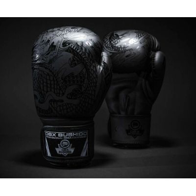15. 8oz Boxing Gloves - Black Dragon - Valor Series