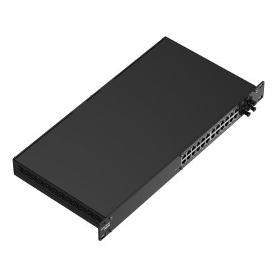 4. Teltonika SWM282 24p Managed L2+ Gigabit Ethernet Switch (10/100/1000) PoE Support Black