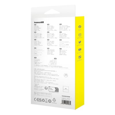 9. Baseus Explorer 100W USB-C - USB-C Cable with Intelligent Temperature Sensor 1m - Blue