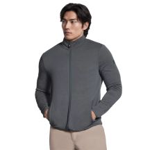 Skechers The Hoodless Hoodie Ottoman Jacket JA25-GNBK Green L