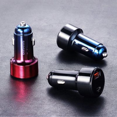 16. Baseus Magic Series Dual QC - Quick Charge 3.0 2x USB 45W 6A car charger black (CCMLC20A-01)