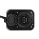 2. Green Cell EV15RFID Electric Vehicle Charging Station Black Aluminum Wall 3 Built-in LCD Display