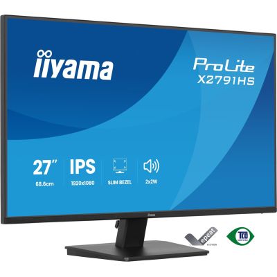 22. iiyama ProLite X2791HS-B1 computer monitor 68.6 cm (27") 1920 x 1080 px Full HD LED Black