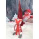 7. DECORATIVE gnome dwarf 30+15cm red