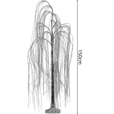 4. DECORATIVE CHRISTMAS WILLOW TREE 220 LEDS HEIGHT: 150CM