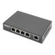 5. Digitus 4-Port Gigabit 4PPoE Extender, 802.3at, 60W