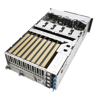 10. Asus Rack Platform (4U) ESC8000A-E13P AMD EPYC 9005 (8xNVMe, 2xM.2, 2x10Gbe, IPMI, 3200W)