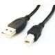 2. GEMBIRD CCP-USB2-AMBM-6 cable (USB 2.0 type AM - USB 2.0 type BM; 1.8m; black)
