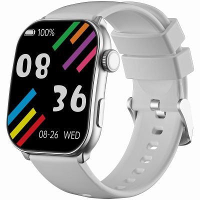 3. GRAVITY GT28-10 Women's Smartwatch Strap + Bracelet White Silver