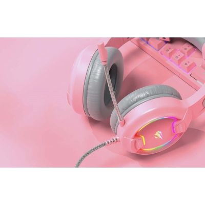 5. Havit H2233d Gaming Headphones (Pink)