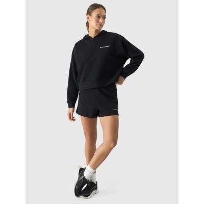 6. Women's sweatshirt with hood, open, 4F 4FWSS24TSWSF1003-20S