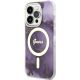 2. Guess GUHMP14LHTMRSU iPhone 14 Pro 6.1" purple/purple hardcase Golden Marble MagSafe