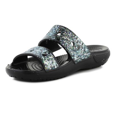 3. Crocs Classic Glitter Sandal Jr 207788-0C4