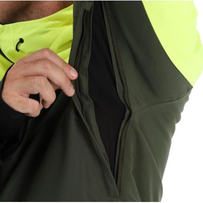 10. O'neill Men's Winter Sports Jacket Carbonite Snowboard Skis 10K Green Black