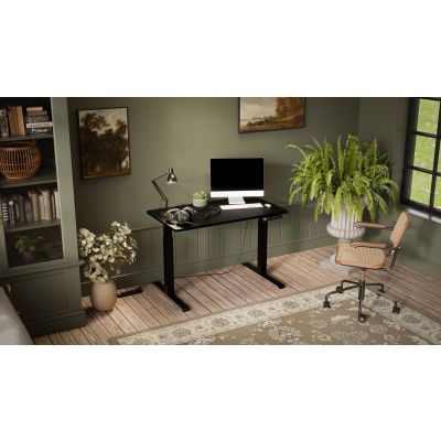 2. Electric height adjustable desk MOON 121x67x72-120 black