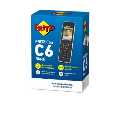 3. FRITZ!Fon C6 DECT Phone Caller Name and Identification Black