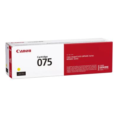 2. Canon 075 Toner Cartridge 1pc Original Yellow