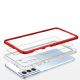 4. Clear 3in1 case for Samsung Galaxy S23+ silicone cover with frame red