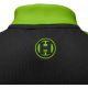 4. Harrows Rapide Black and Green Polo Shirt